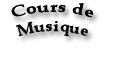 Cours de Musique